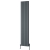 Reina Piatto Double Vertical Aluminium Radiator 1800mm H x 370mm W - Anthracite | Thumbnail Image