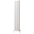 Reina Piatto Double Vertical Aluminium Radiator 1800mm H x 370mm W - White | Thumbnail Image