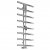 Reina Pizzo Designer Heated Towel Rail 1000mm H x 600mm W Polished Stainless Steel