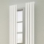Reina Reflect Mirrored Designer Vertical Radiator 1800mm H x 445mm W White/Mirror