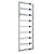 Reina Rezzo Designer Heated Towel Rail 1460mm H x 550mm W Chrome