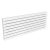 Reina Rione Double Designer Horizontal Radiator 550mm H x 1400mm W White