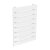 Reina Rione Single Designer Horizontal Radiator 550mm H x 400mm W White