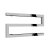 Reina Serpe Designer Heated Towel Rail 270mm H x 500mm W Chrome