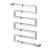 Reina Serpe Designer Heated Towel Rail 750mm H x 500mm W Chrome | Thumbnail Image