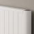 Reina Serre Electric Horizontal Aluminium White Radiator