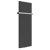 Reina Slimline Vertical Designer Radiator 1170mm H x 400mm W Textured Matt Anthracite