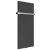 Reina Slimline Vertical Designer Radiator 1170mm H x 500mm W Textured Matt Anthracite