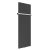 Reina Slimline Vertical Designer Radiator 1470mm H x 500mm W Textured Matt Anthracite