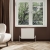 Reina Slimline Horizontal Designer Radiator 600mm H x 400mm W Textured Matt White