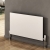 Reina Slimline Horizontal Designer Radiator 600mm H x 800mm W Textured Matt White