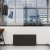 Reina Slimline Horizontal Designer Radiator 600mm H x 1000mm W Textured Matt Anthracite