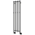 Reina Solara Dry Electric Stainless Steel Designer Heated Towel Rail