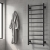 Reina Velino Dry Electric Stainless Steel Square Bar Heated Towel Rail