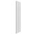 Reina Vicari Double Vertical Aluminium Radiator 1800mm H x 400mm W White