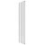 Reina Vicari Single Vertical Aluminium Radiator 1800mm H x 400mm W White