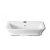 Roca The Gap Wall Hung Basin 600mm Wide 1 Tap Hole