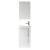 Royo Elegance 450mm 1-Door Floor Standing Vanity Unit with Bathroom Mirror | Thumbnail Image