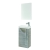 Royo Elegance 450mm 1-Door Floor Standing Vanity Unit with Bathroom Mirror | Thumbnail Image