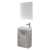 Royo Elegance 450mm 1-Door Wall Hung Vanity Unit with Bathroom Mirror | Thumbnail Image