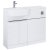 Royo Linea Combination Unit with Basin and Worktop 1000mm Wide LH - White