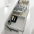 Royo Onix 2-Drawer Wall Hung Vanity Unit with Ceramic Basin 800mm - Gloss Grey