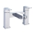 Sagittarius Ancona Bath Filler Tap Pillar Mounted - Chrome | Thumbnail Image