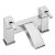 Sagittarius Arke Bath Filler Tap Pillar Mounted - Chrome