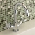 Sagittarius Avant Swivel Spout Mono Basin Mixer Tap with Push Button Waste Dual Handle - Chrome