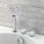 Sagittarius Minimal Centrafill Bath Filler with Spring Loaded Pop Up Waste - 600mm