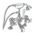 Sagittarius Churchmans Deluxe Bath Shower Mixer Tap with Shower Kit Pillar Mounted - Chrome