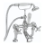 Sagittarius Edwardian Deluxe Bath Shower Mixer Tap with Shower Kit - Chrome