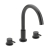 Sagittarius Ergo 3-Hole Bath Filler Tap Deck Mounted - Black