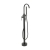 Sagittarius Ergo Mono Bath Shower Mixer Tap Freestanding - Black