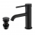Sagittarius Ergo Cloakroom Monoblock Basin Mixer Tap with Waste - Black