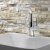 Sagittarius Ergo Flat Spout Monobloc Kitchen Sink Mixer Tap - Chrome