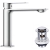 Sagittarius Kvell Monobloc Basin Mixer Tap with Sprung Waste - Chrome | Thumbnail Image