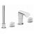 Sagittarius Oveta 4-Hole Bath Shower Mixer Tap Pillar Mounted - Chrome | Thumbnail Image