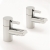 Sagittarius Piazza Basin Taps Pair - Chrome | Thumbnail Image