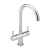 Sagittarius Piazza Mono Kitchen Sink Mixer Tap Dual Handle - Chrome