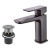 Sagittarius Ravenna Monobloc Basin Mixer Tap with Sprung Waste - Graphite Grey