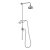 Sagittarius Traditional Shower Riser Kit with Diverter