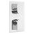 Sagittarius Scala Thermostatic Concealed Shower Valve Dual Handle - Chrome | Thumbnail Image