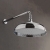 Sagittarius Richmond Fixed Shower Head and Arm 300mm Diameter - Chrome