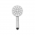Sagittarius Viareggio 3 Mode Push Button Round Shower Handset - Chrome