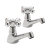 Sagittarius Victoria Basin Taps Pair Chrome | Thumbnail Image