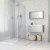 Showerwall Proclick MDF Shower Panel 600mm Wide x 2440mm High - Positano Grey Terrazzo | Thumbnail Image