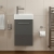 Signature Aalborg 400mm 1-Door Wall Hung Vanity Unit | Thumbnail Image