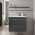Signature Aalborg 500mm 2-Drawer Wall Hung Vanity Unit | Thumbnail Image