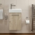 Signature Aalborg 400mm 1-Door Wall Hung Vanity Unit | Thumbnail Image